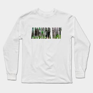 ANGKOR WAT - Doorway to the Temple Strangler Fig Long Sleeve T-Shirt